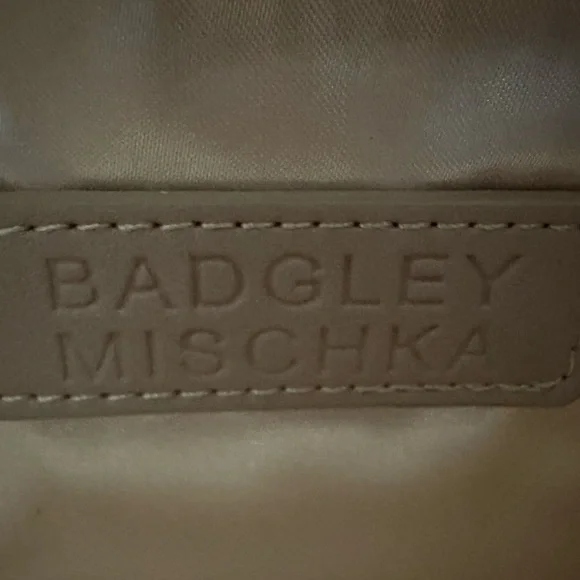 Elegant Gold Badgley Mishka Clutch Bag - Picture 5 of 5